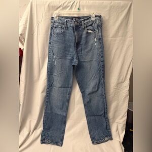 GAP Straight-Leg Jeans with Light Distressing